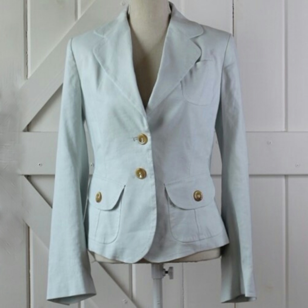 COPY - Banana Republic Long Sleeve Double Button Blazer Jacket Women's size 8 N…